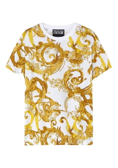 Versace Jeans CoutureT-shirt con stampa Barocco VERSACE JEANS COUTURE | T-shirt | 76GAH6S0 JS287G03